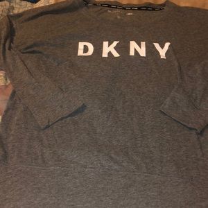 DNKY long sleeve dark heather grey